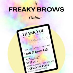 brow lift koulutus, kulmien laminointi koulutus