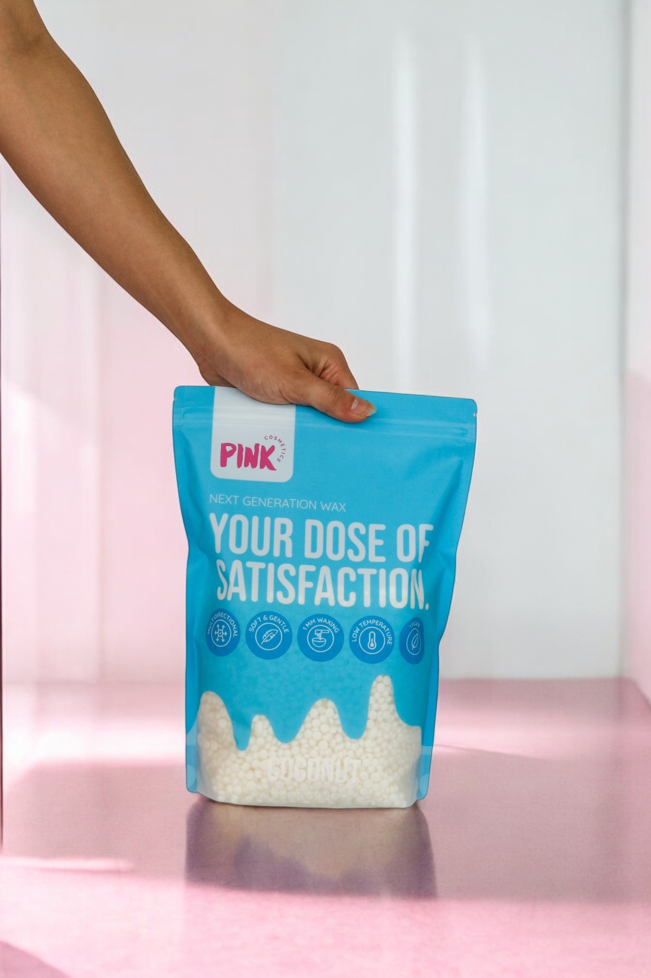 PINK Cosmetics Next Generation Wax Coconut 800g