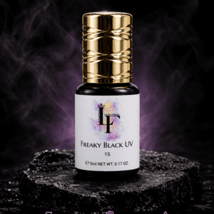 Freaky black uv musta uv-ripsiliima 5ml ammattilaisille